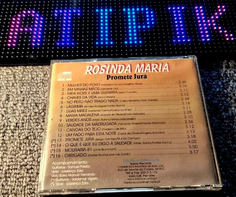 🎶 Rosinda Maria – Promete Jura : Le CD Dédicacé Rare Qui Enflammera Votre Collection 💕 – photo 2